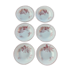 Set of 6 hollow plates Sarreguemines Favorite
