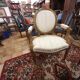 Louis XVI Style Ensemble Salon - Basket Sofa & Pair of Armchairs