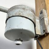 Grey Industrial Factory Wall Light from Elektrosvit, 1970s