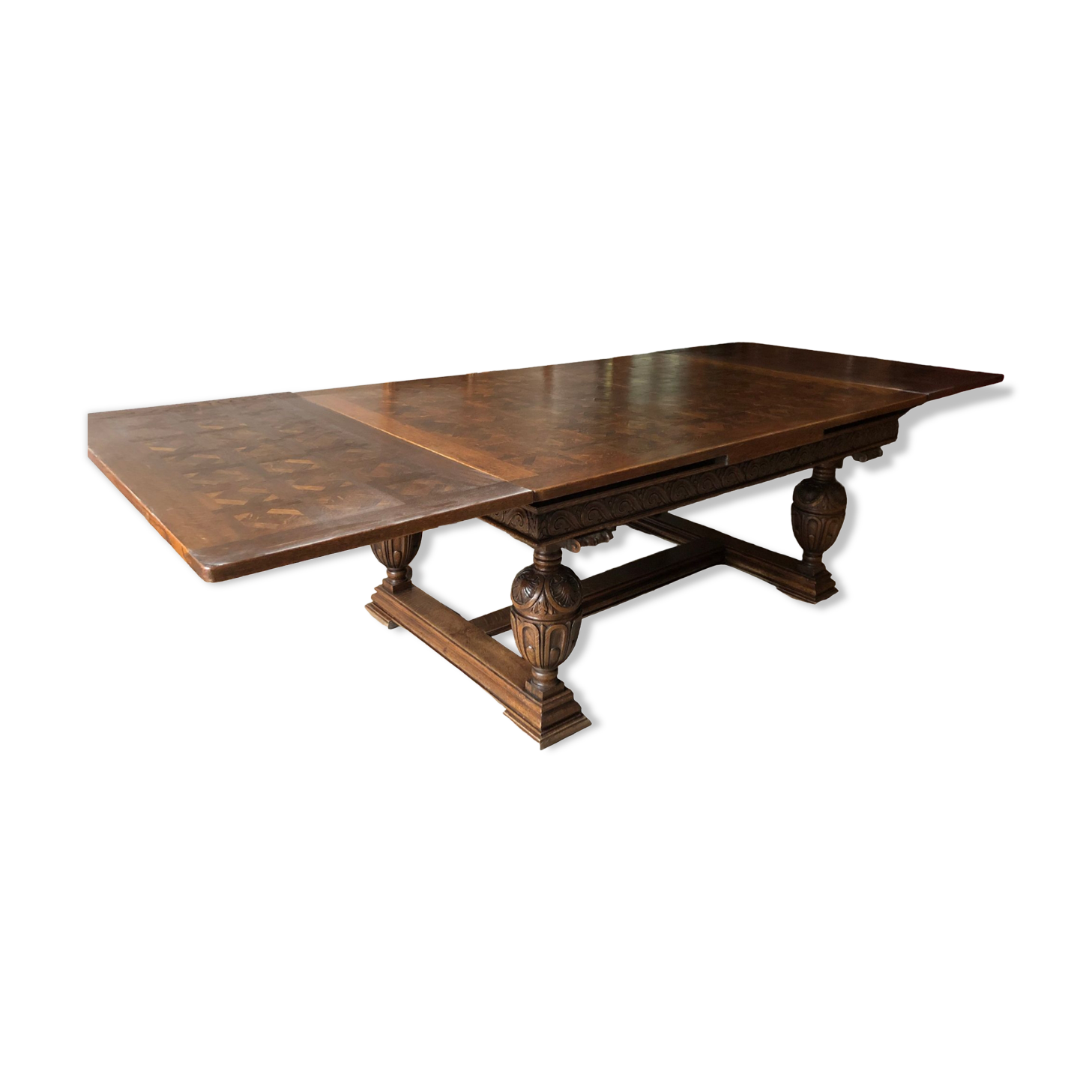 Vintage wooden dining room table