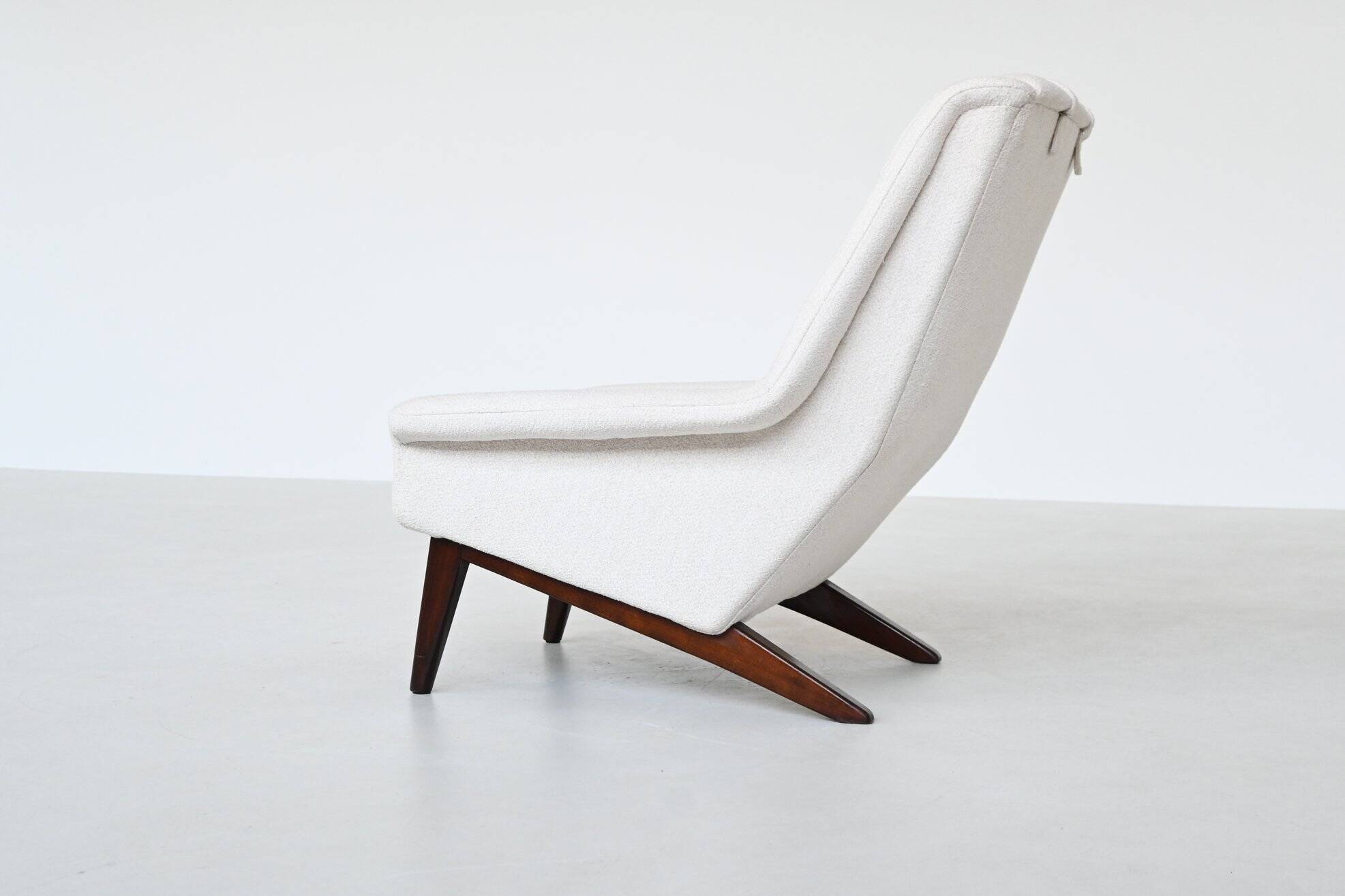 Fauteuil lounge Folke Ohlsson modèle 4410 Fritz Hansen Danemark 1960