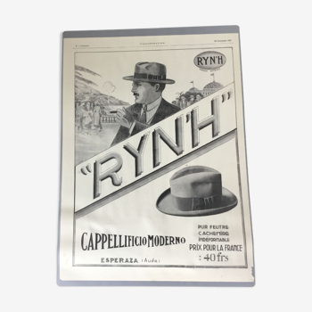 Vintage advertising to frame ryn'h fashion