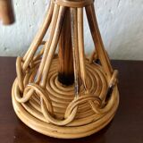 Rattan table lamp