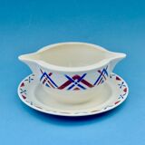 Old Moulin-des-Lpups- Hamage gravy boat - Art-Deco - Ustaritz Collection