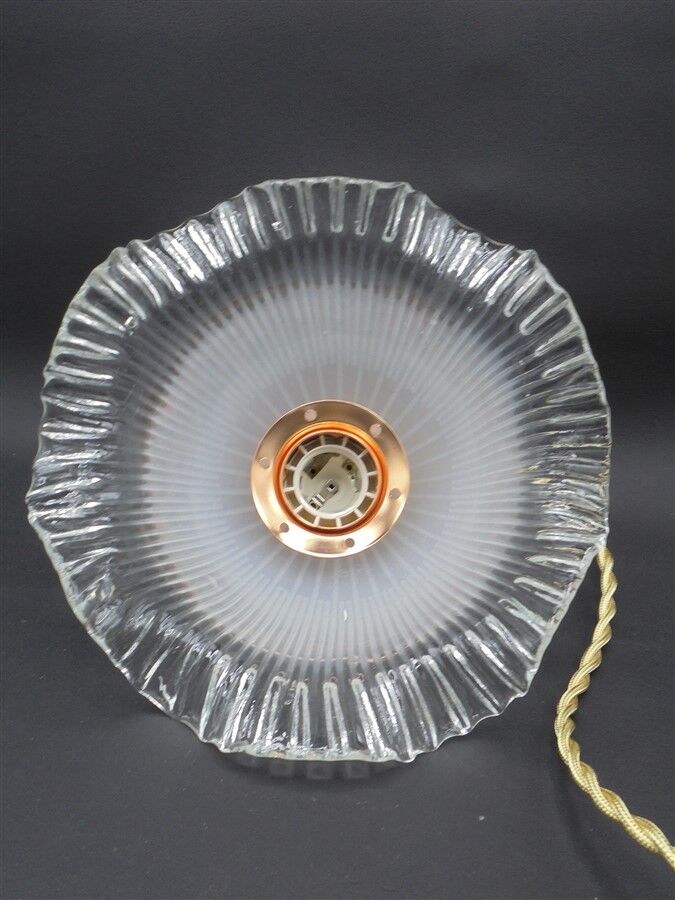 Glass hanging lamp