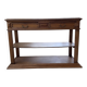 Console drapière en chêne, 19ème