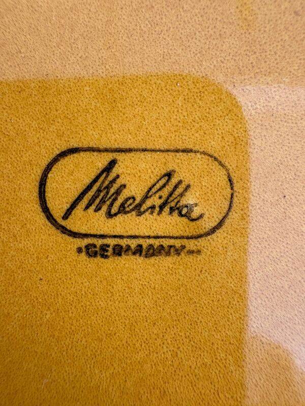 Lot de 6 assiettes à dessert Melitta Ceracron vintage 70s