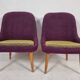 Vintage Chairs and Table, 1960s, Set of 3