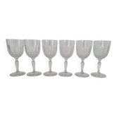 Cut glass aperitif glasses