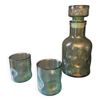 70s carafe and glasses set