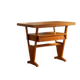 Coffee table, mid-century folding top storage drawer, 1960s–1970s, Czechoslovakia