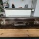 Antique cardboard suitcase