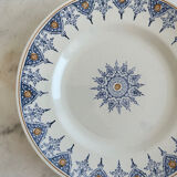 Set of 4 plates Terre de fer St Amand