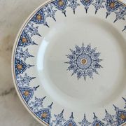 Lot de 4 assiettes Terre de fer St Amand