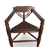 Corner tripod monk chair Munkstol Solid oak