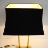 Brass and lucite table lamp, 1970
