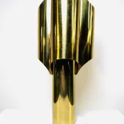 Type 742 Brass Coloured 'Orgue' Table Lamp, Possibly Maison Charles, France, 1960S