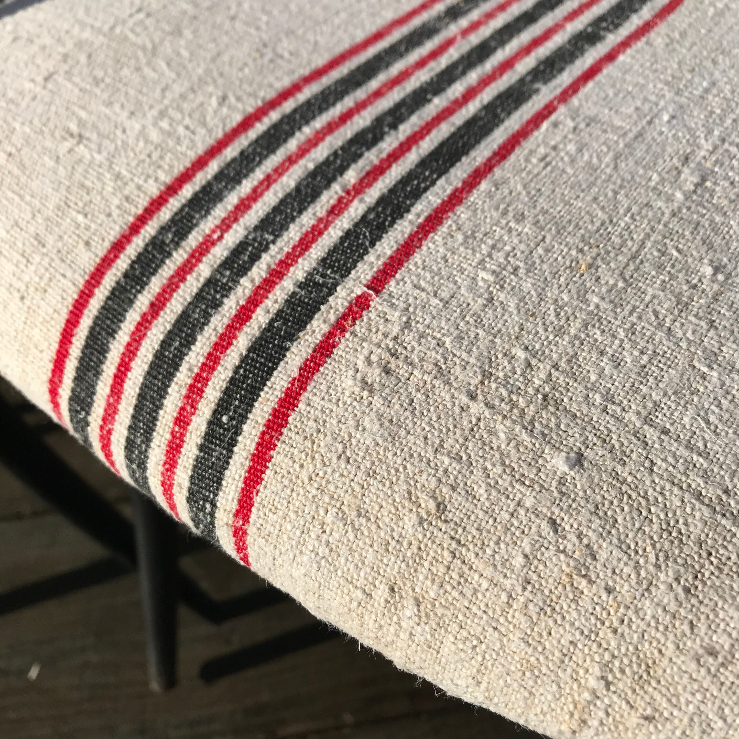 4 vintage black metal bistro chairs