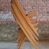 Set of four theatre chairs 1960