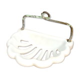 Wall-mounted soap holder ceramic shell