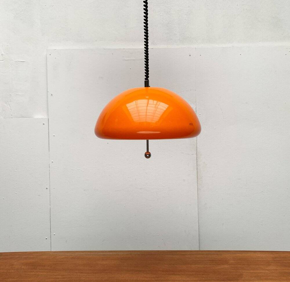 Space Age Pendant Lamp Cabras by Luigi Massoni for Guzzini, 1960s