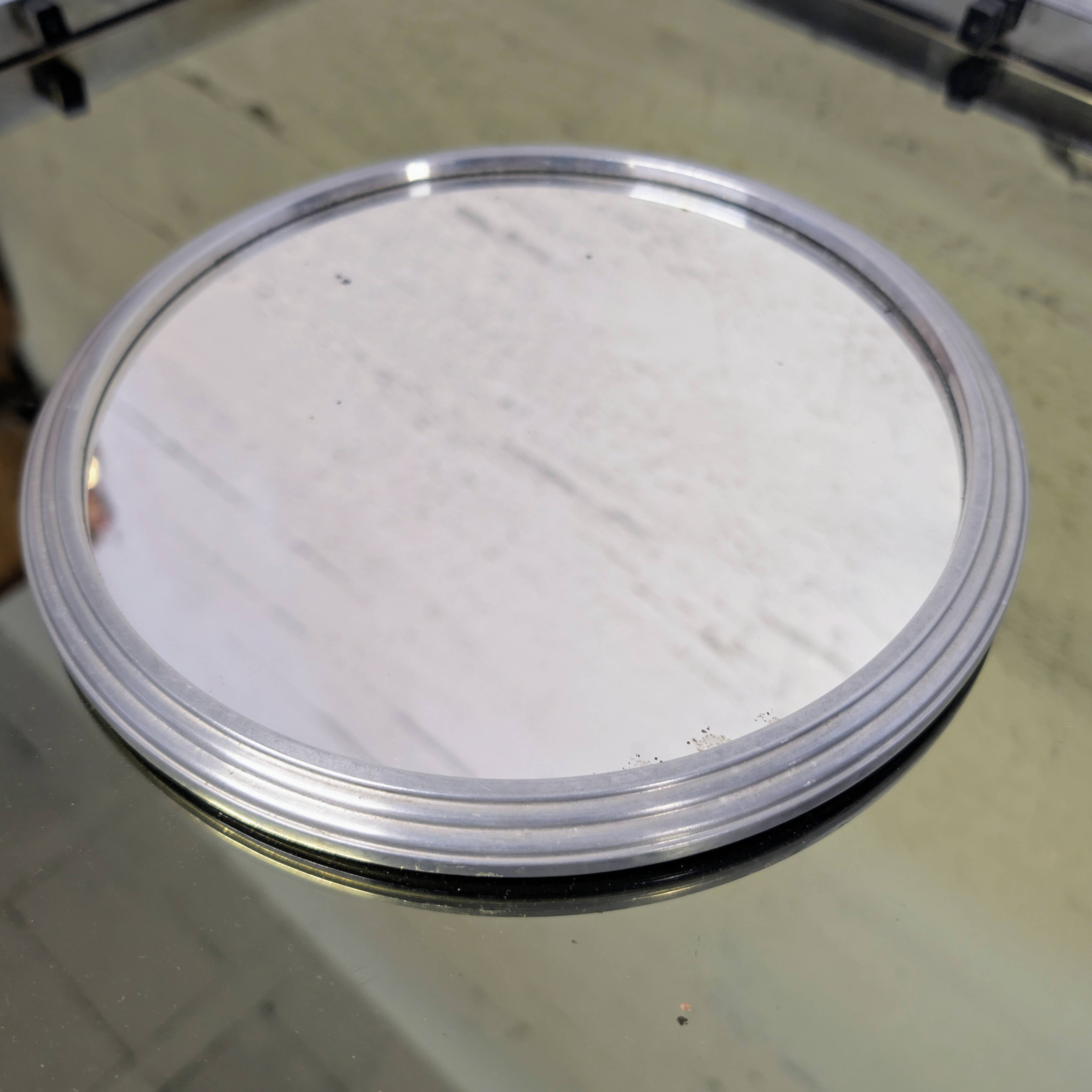 Silver mirror tray