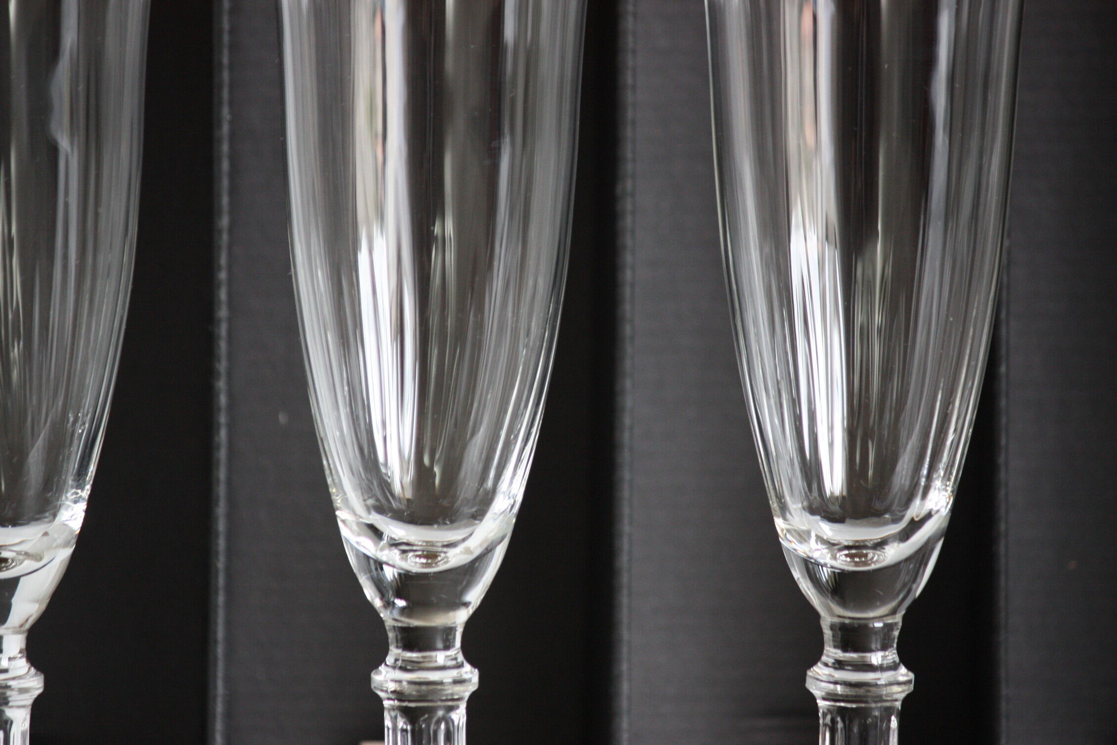 4 glass champagne flutes