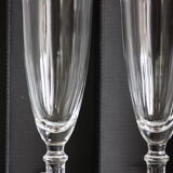 Set de 4 flûtes à champagne en verre