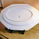 Large octagonal dish KG Luneville Art Deco