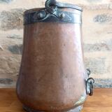 Red copper coal/ash bucket