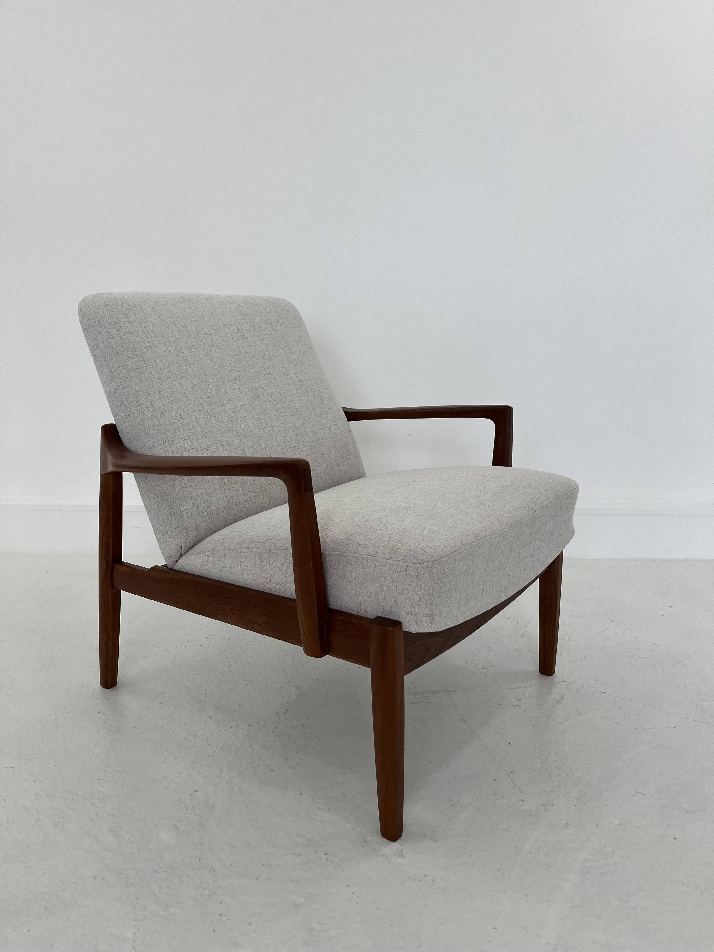 Fauteuil Fd125 par Tove & Edvard Kindt-Larsen pour France & Son, 1960