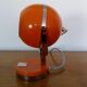 Lampe à poser eyeball orange et chrome