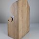 Étagère en pin sculpté à la main, style art populaire, 1 tiroir, 1950