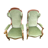 Deux fauteuils Louis Philippe
