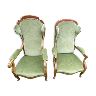 Deux fauteuils Louis Philippe