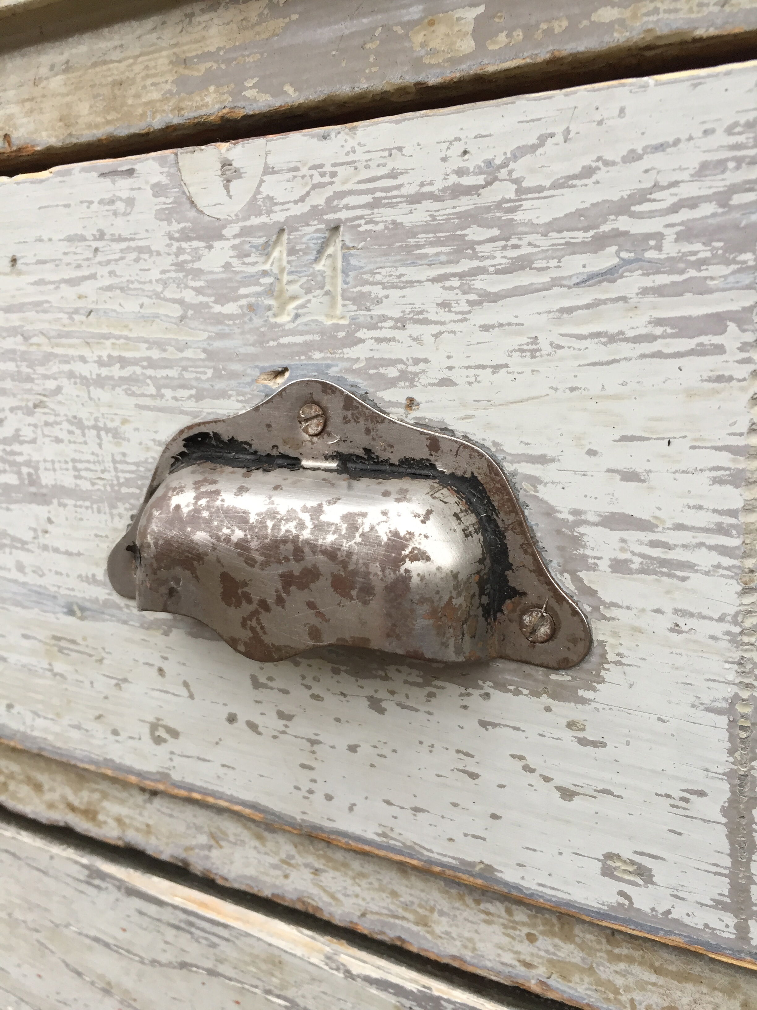 Industrial workshop furniture with vintage drawers 1930