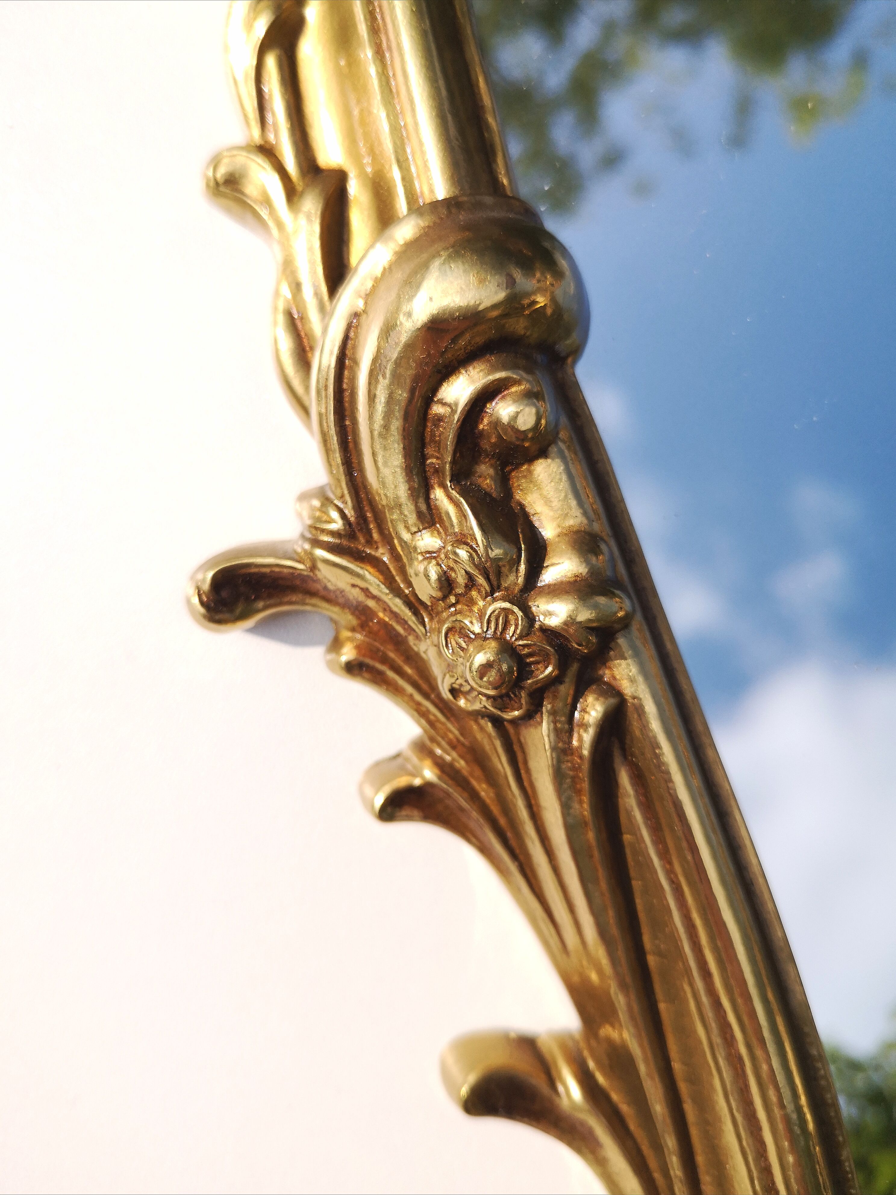 Golden bronze mirror- Louis XV style