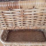 Rattan wall or table shelf