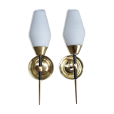 Pair vintage 50s vintage sconces