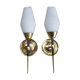 Pair vintage 50s vintage sconces