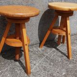 Pair of screw stools