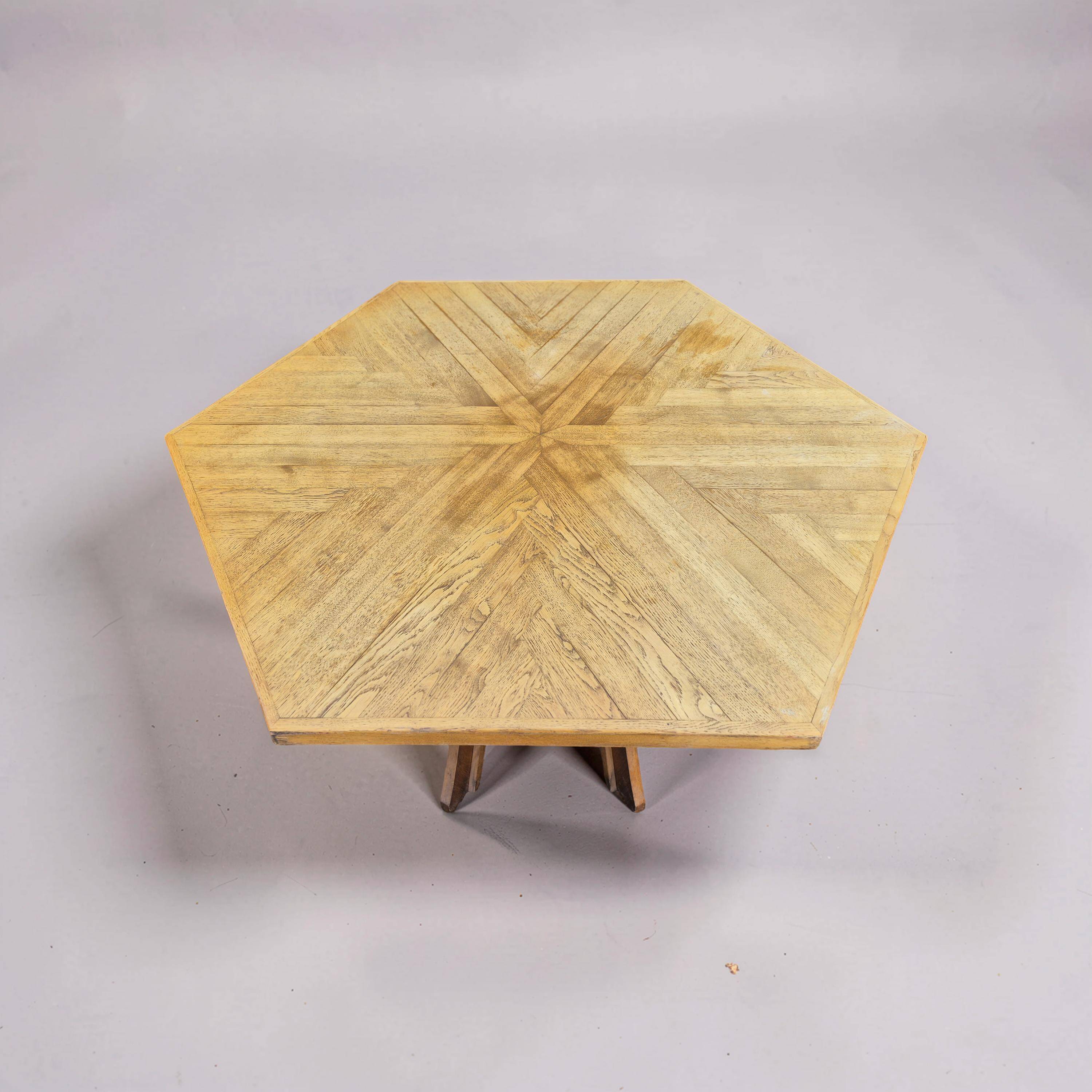 Modernist Handcrafted Dining Table, Netherlands, 1990s