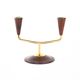 Teak candlestick, Danish design, 1970s, made in Denmark
