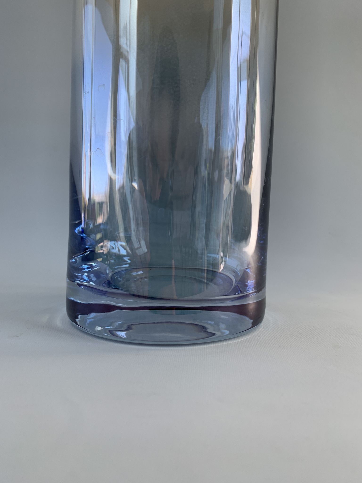 Vase en cristal bohemia Crystalex Czechoslovakia