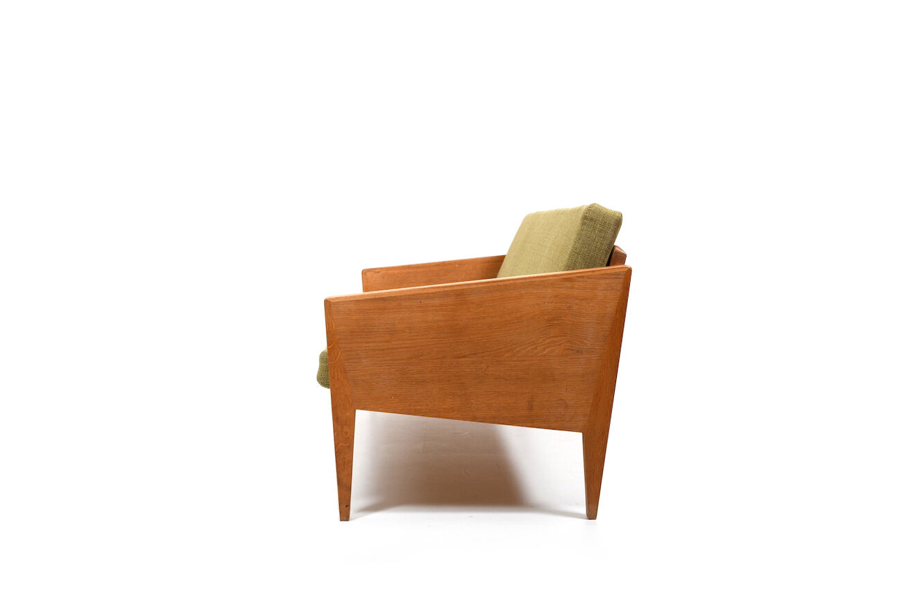 Rare Illum Wikkelsø Sofa in Oak early 1950s.