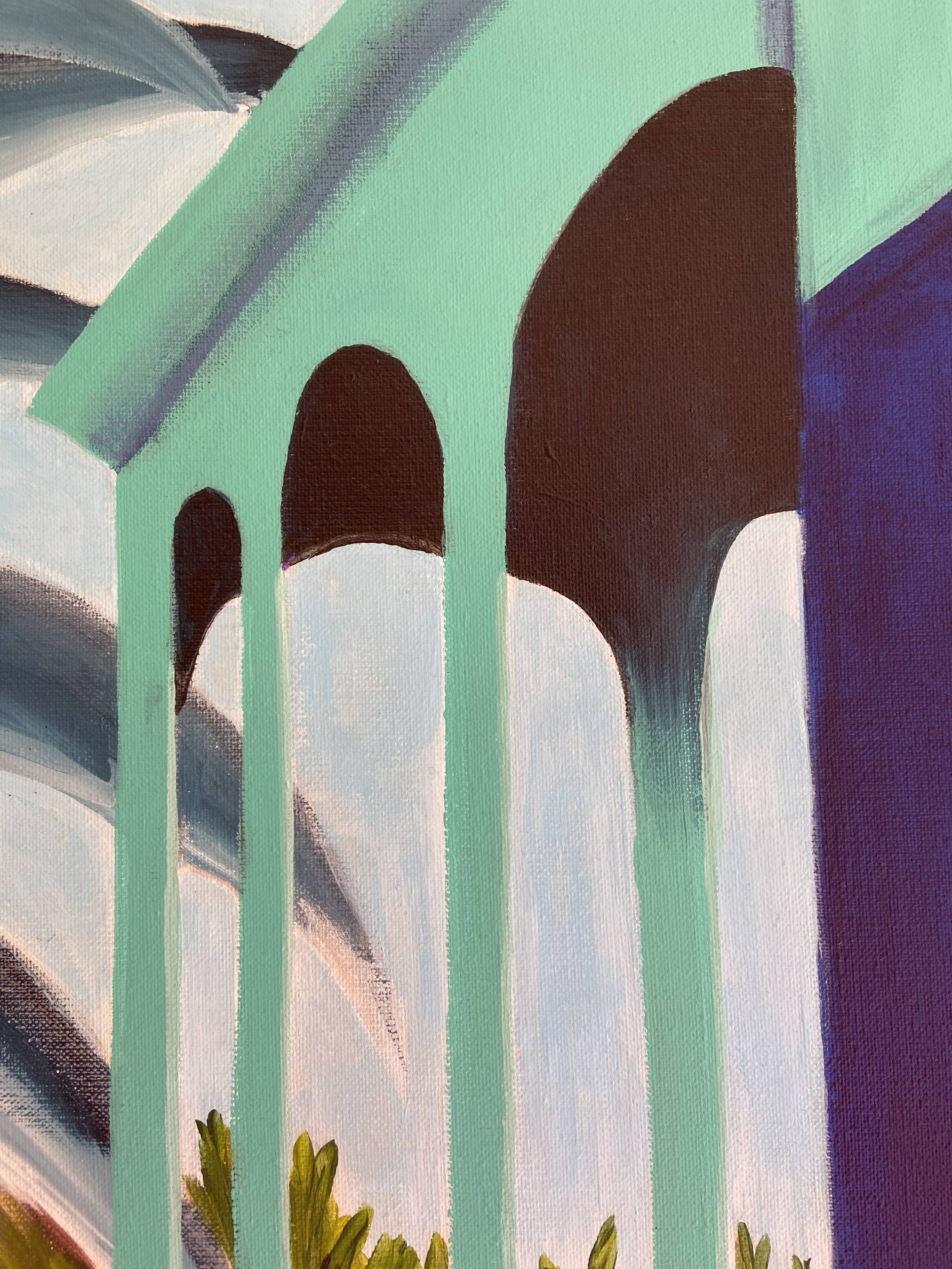 Acrylic on canvas Anne De Massiac