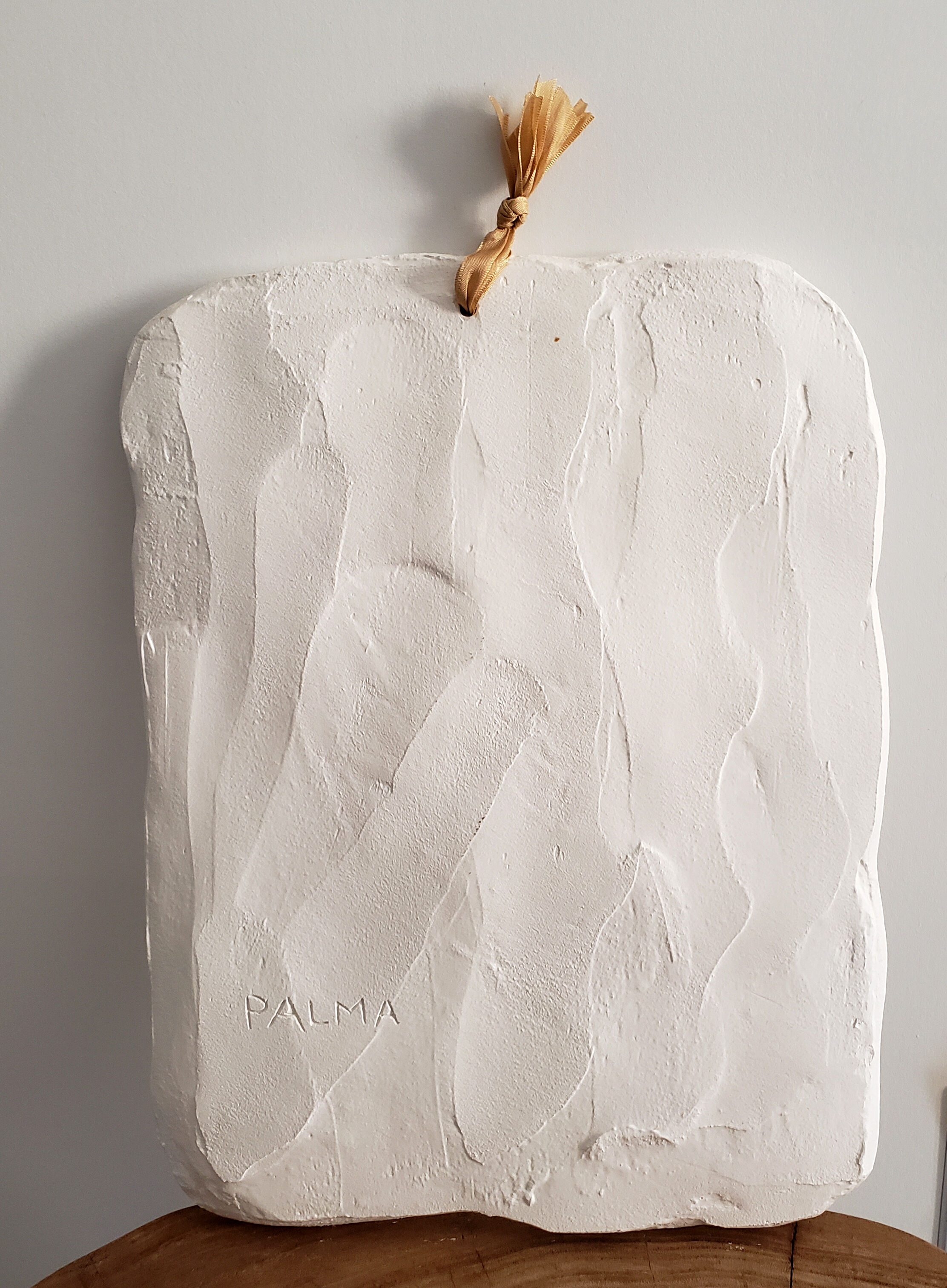 Plant footprint in anemone plaster from Japan