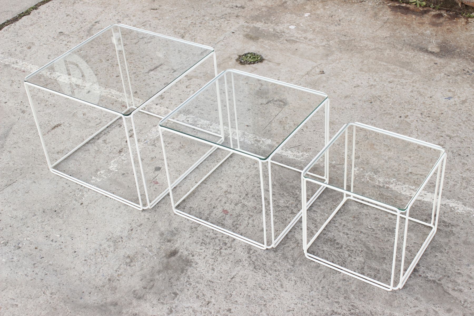 Pull out tables by Max Sauze published by Isocèle, France 1970