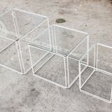 Pull out tables by Max Sauze published by Isocèle, France 1970