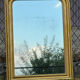 Louis-Philippe gilded mirror with mercury glass 89x65cm